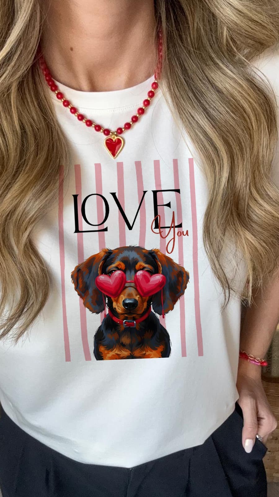 Perro gafas corazon